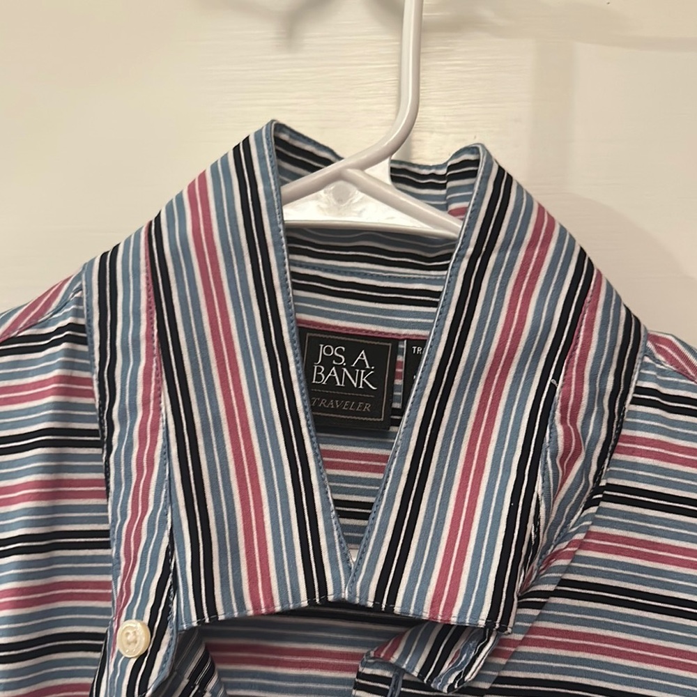 Jos A Bank Striped Shirt